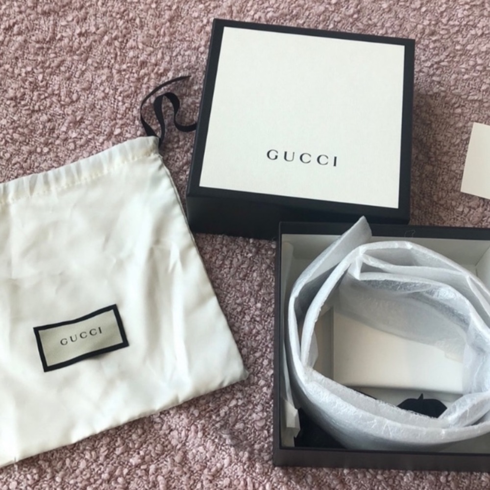 Gucci Double G Thin Strap Belt